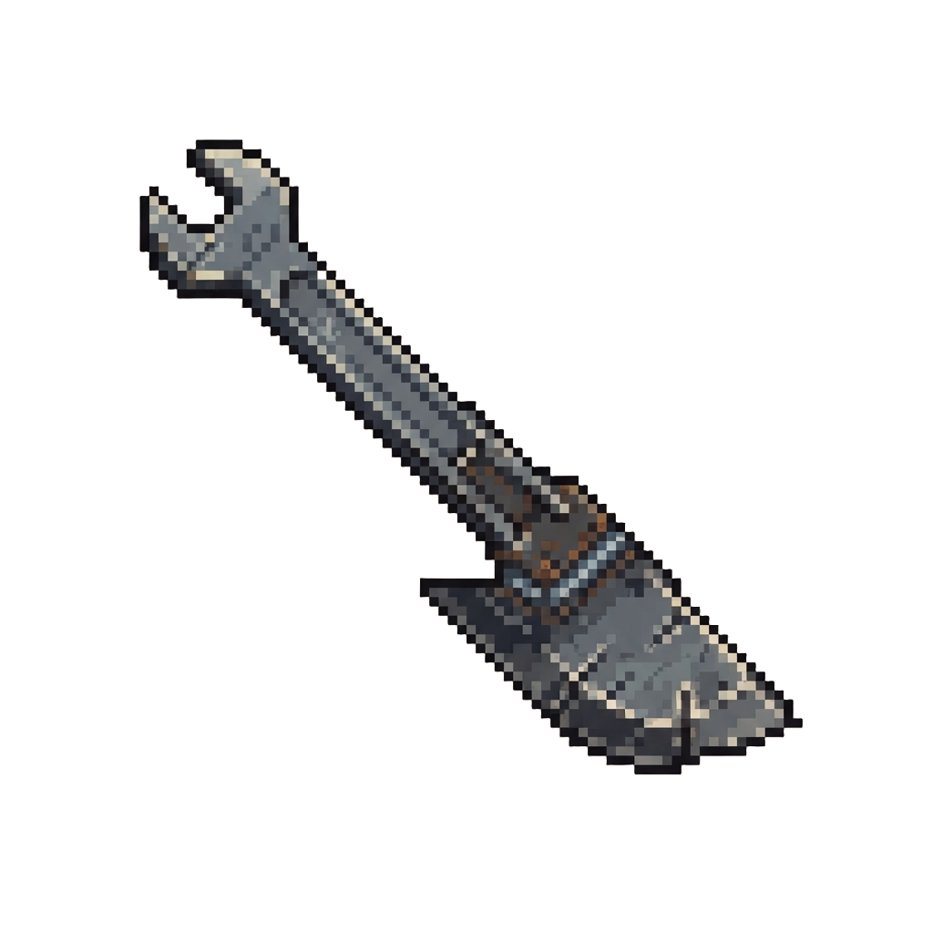 A Welded Wrench-blade Pry Weapon