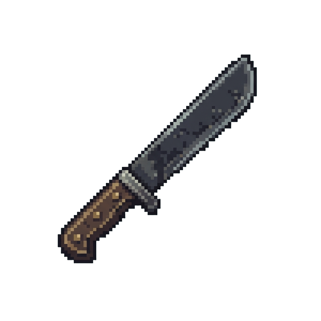 An Oily Heavy-duty Maintenance Machete