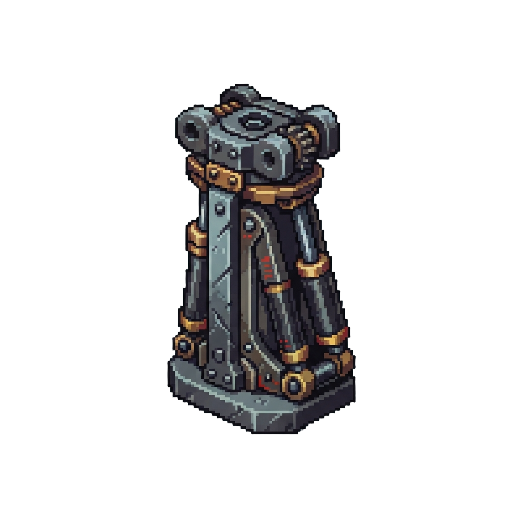 A Stressed Hydraulic-brace Combat Pillar