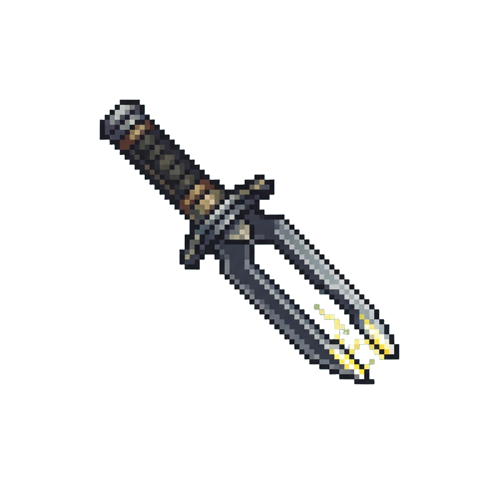 A Dual-pronged Electric Shock Dagger