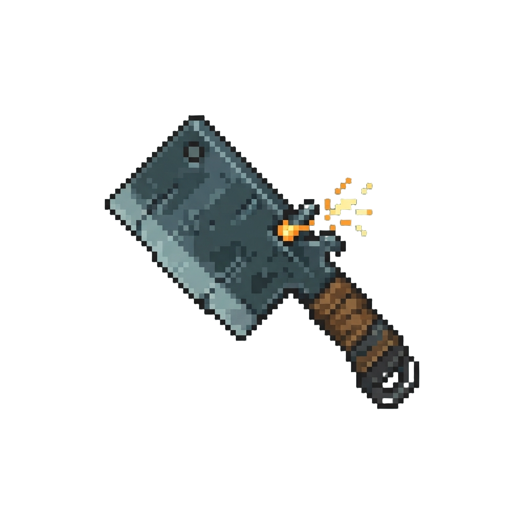 A Spark-spitting Tungsten Salvage Cleaver