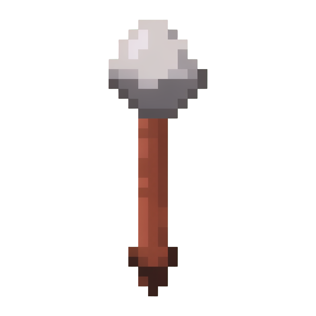 A Blunt Magnetized Scrap Rebar Spear