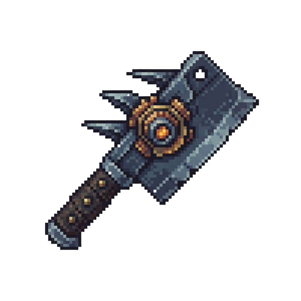 A Twin-spiked Magnetic Grinding Cleaver