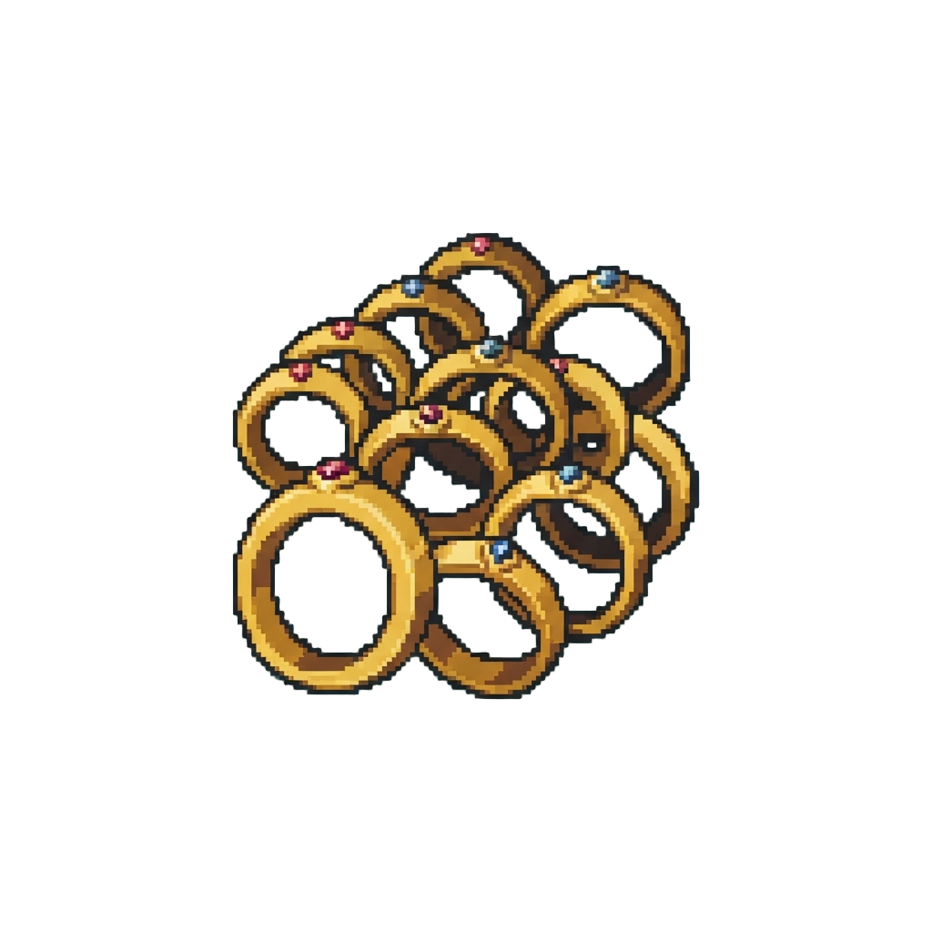 A Spray of Fifteen Golden Rings