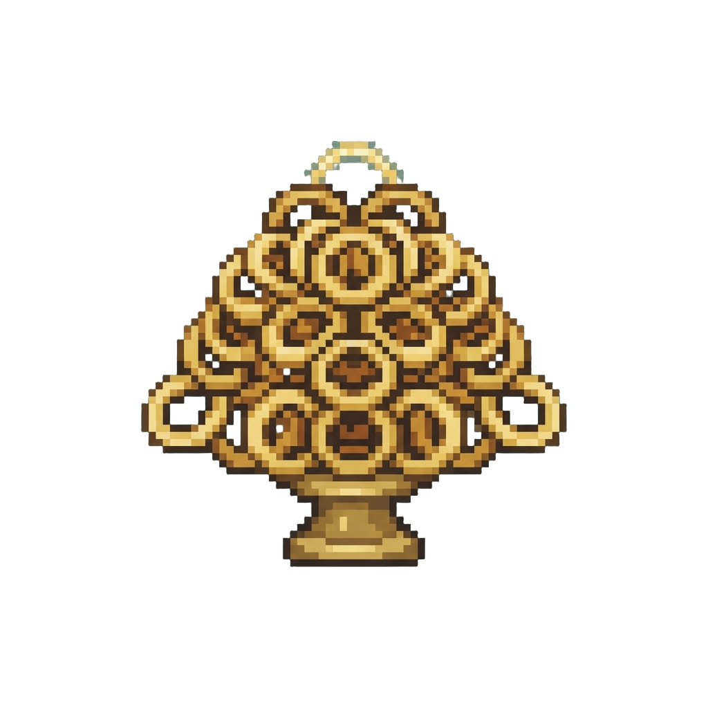 A Fountain of Thirty Golden Rings