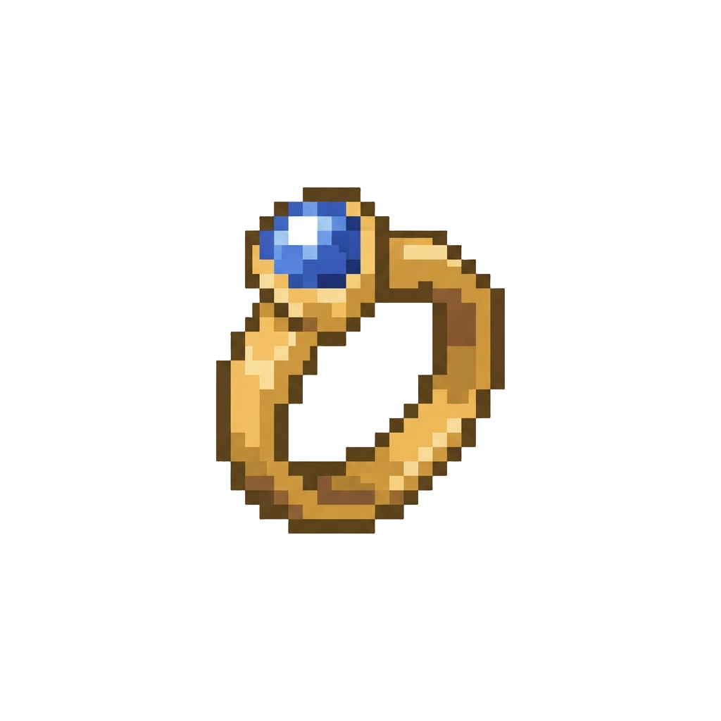 A Solitary Single Golden Ring