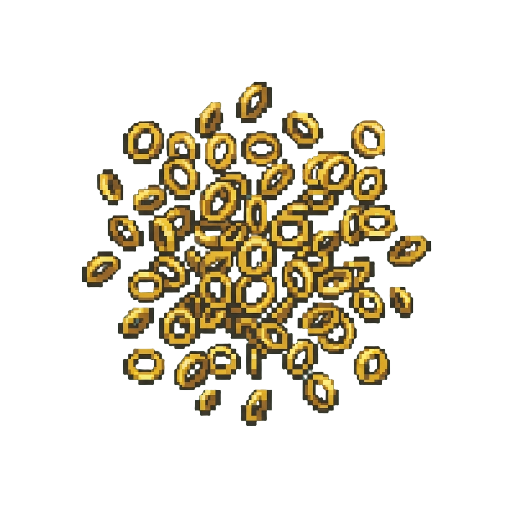 A Burst of Fifty Golden Rings