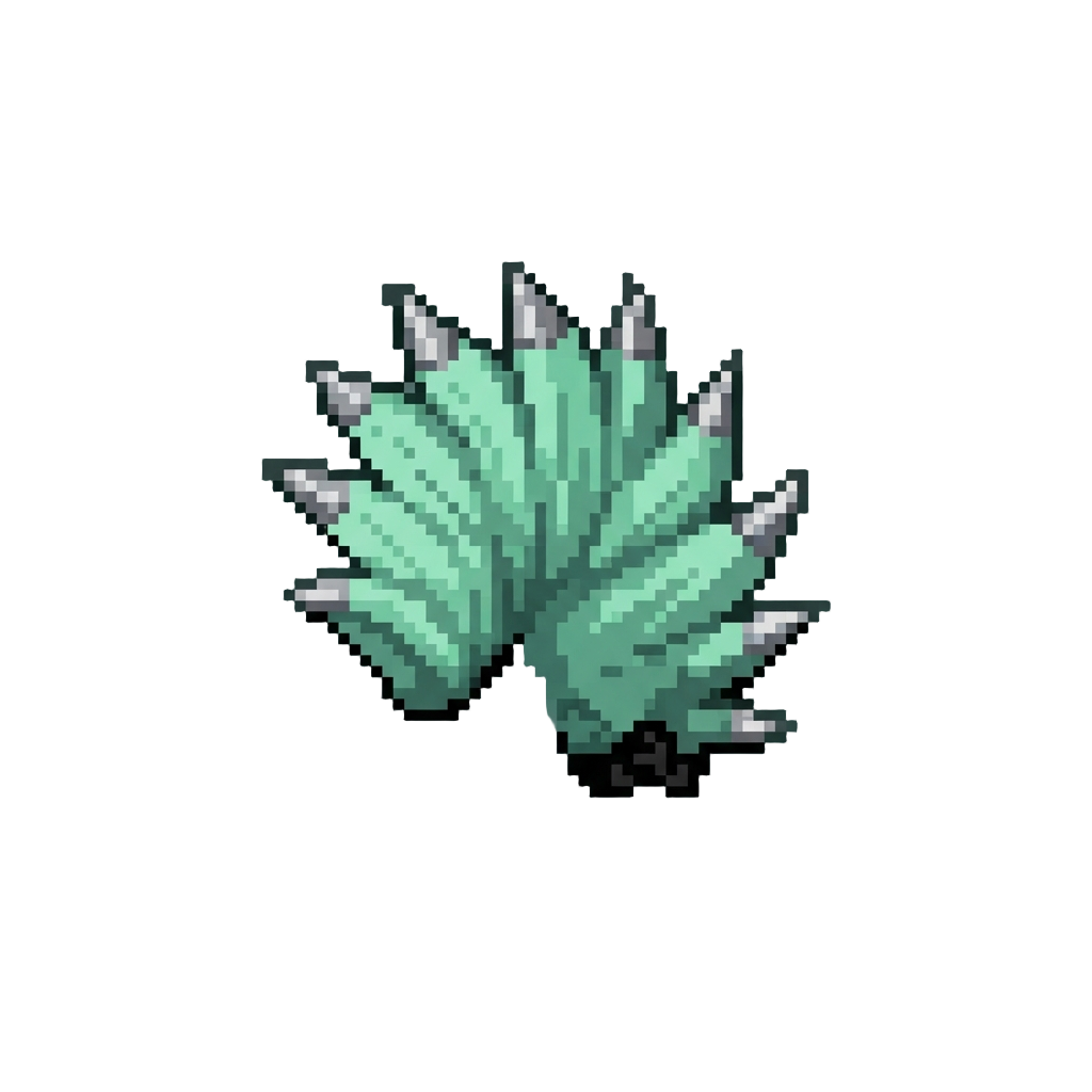 A Mint Green Platinum-tipped Mohawk
