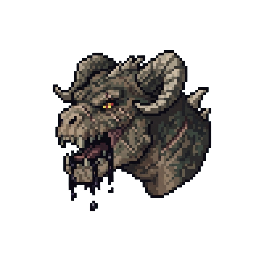 A Scarred Veteran Deathclaw Dripping Dark Ooze