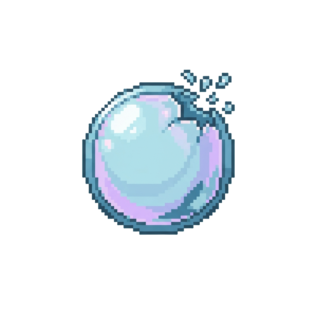 Tiny Harmless Popping Bubble
