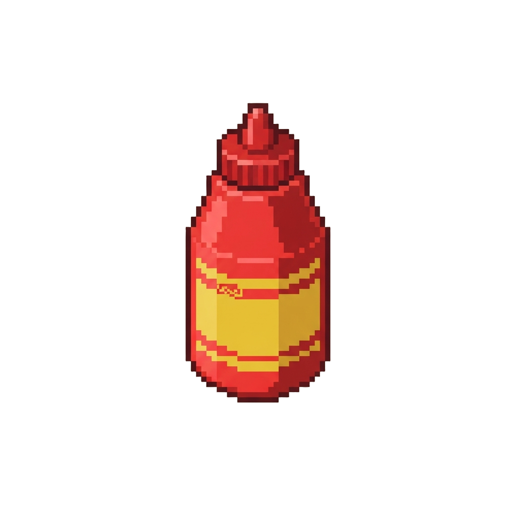 A Giant Plastic Ketchup Bottle