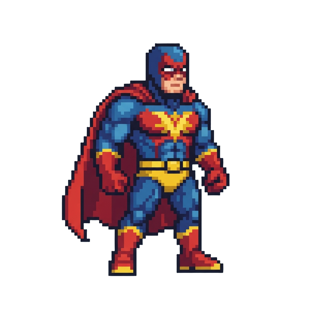 A Classic Evolved Superhero Form with Vibrant Emblem Costume and Boots