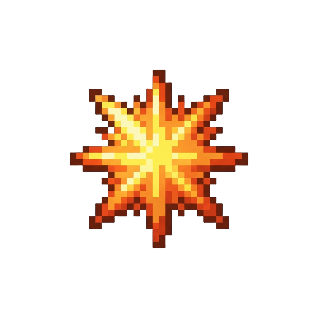 Glowing Star Fireworks Pop