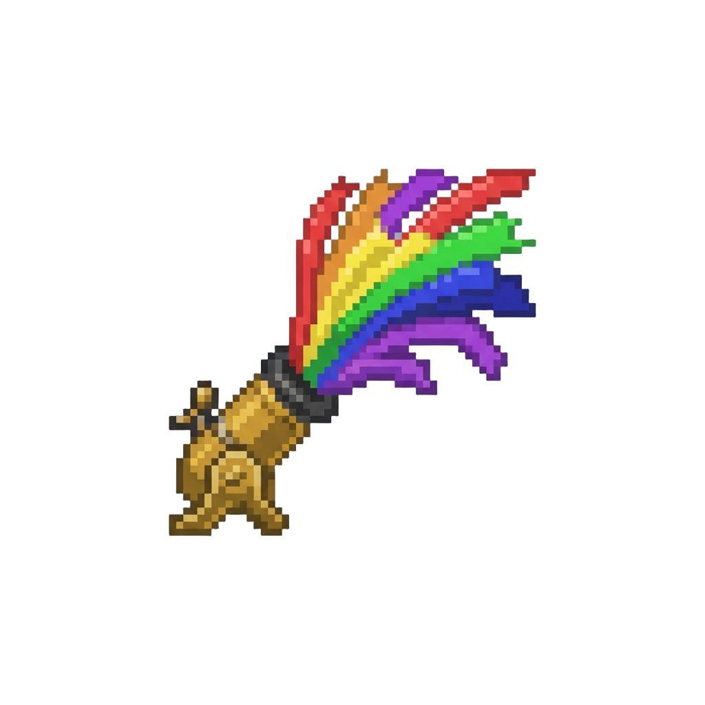 Rainbow Streamer Cannon Shower