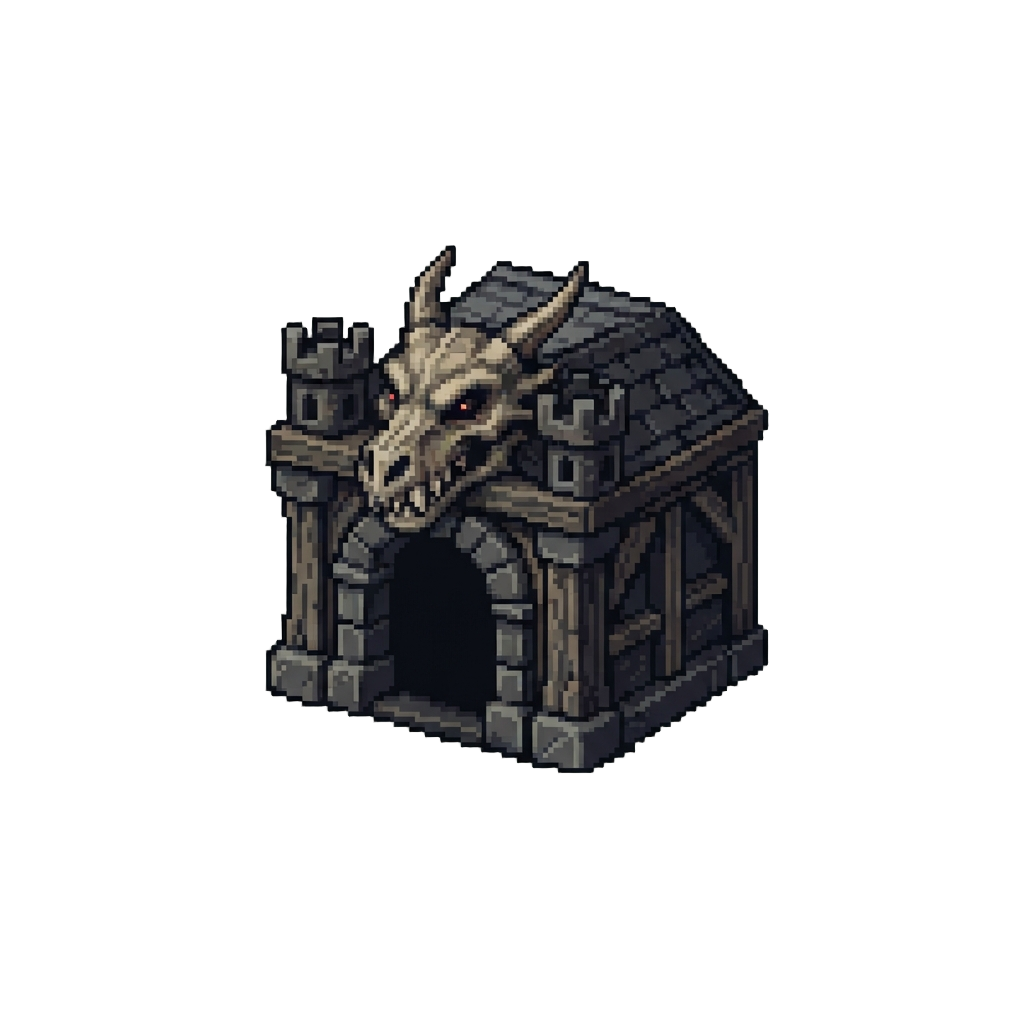 A Dragon-skulled Dark Hall