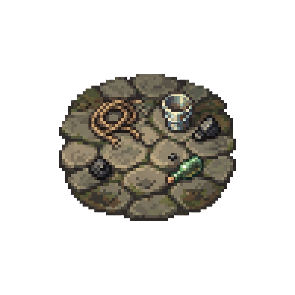 A Messy Cellar Floor