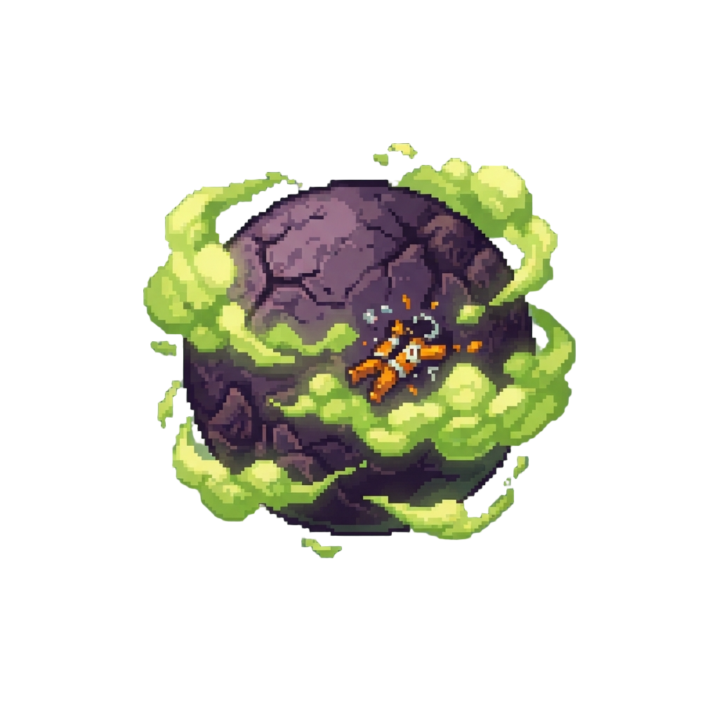 A Toxic Spore-cloud World Causing Instant Suit Breaches