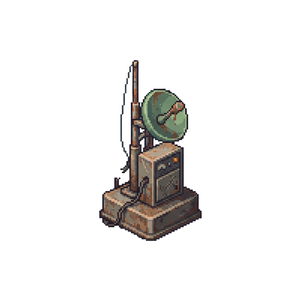 An Old Abandoned Communication Relay on a Quiet Plateau