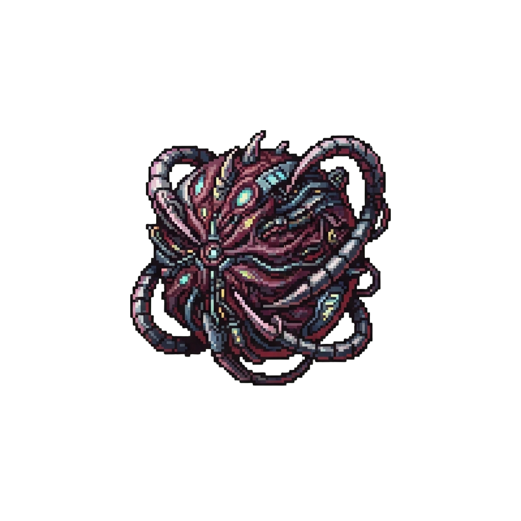 A Biomechanical Nightmare World with Grasping Cybernetic Tendrils