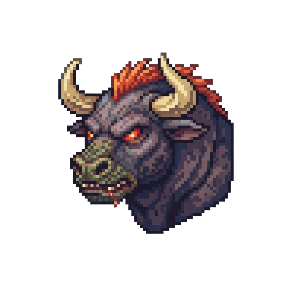 A Wild Alien Rodeo Zone with Enraged Giant Alien Bulls