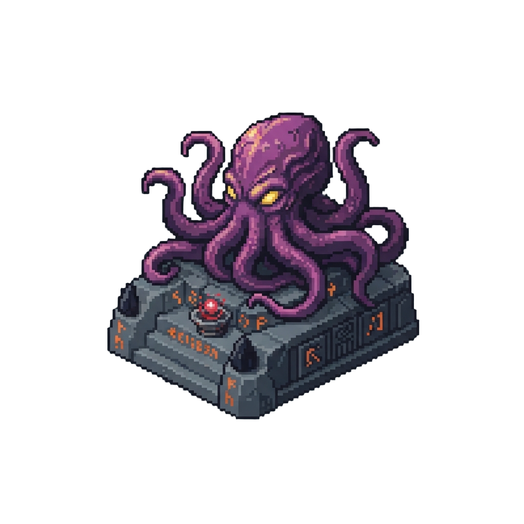 A Terrifying Alien Temple Altar with a Massive Awakened Elder God