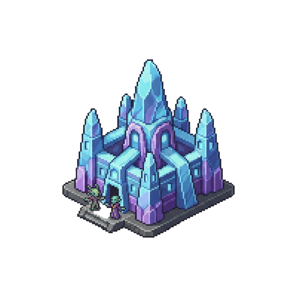 A High-tech Crystal Citadel with Welcoming Diplomat Aliens