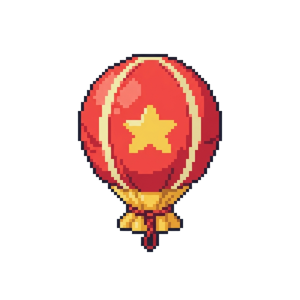 A Giant Inflatable Advertisement Balloon