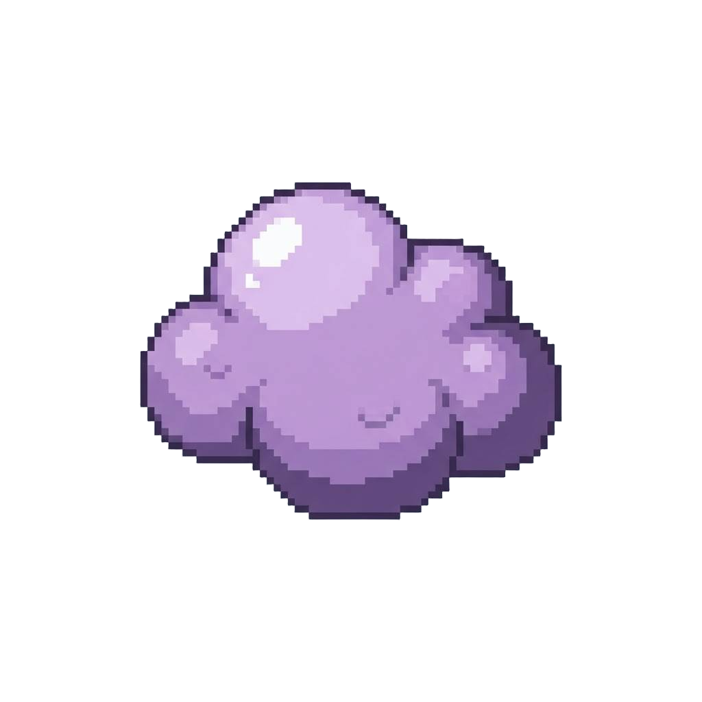 A Soft Purple Cloud Squishy