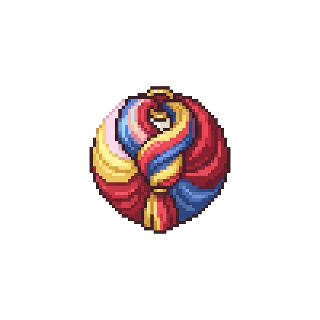 A Silk Wrap Drop From the Big Top Ceiling