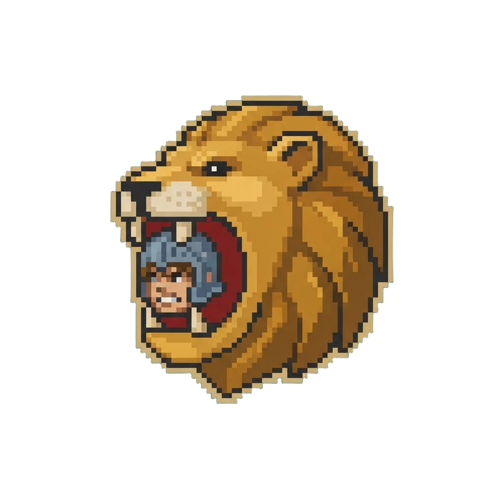 A Head-in-the-lion's-mouth Pose