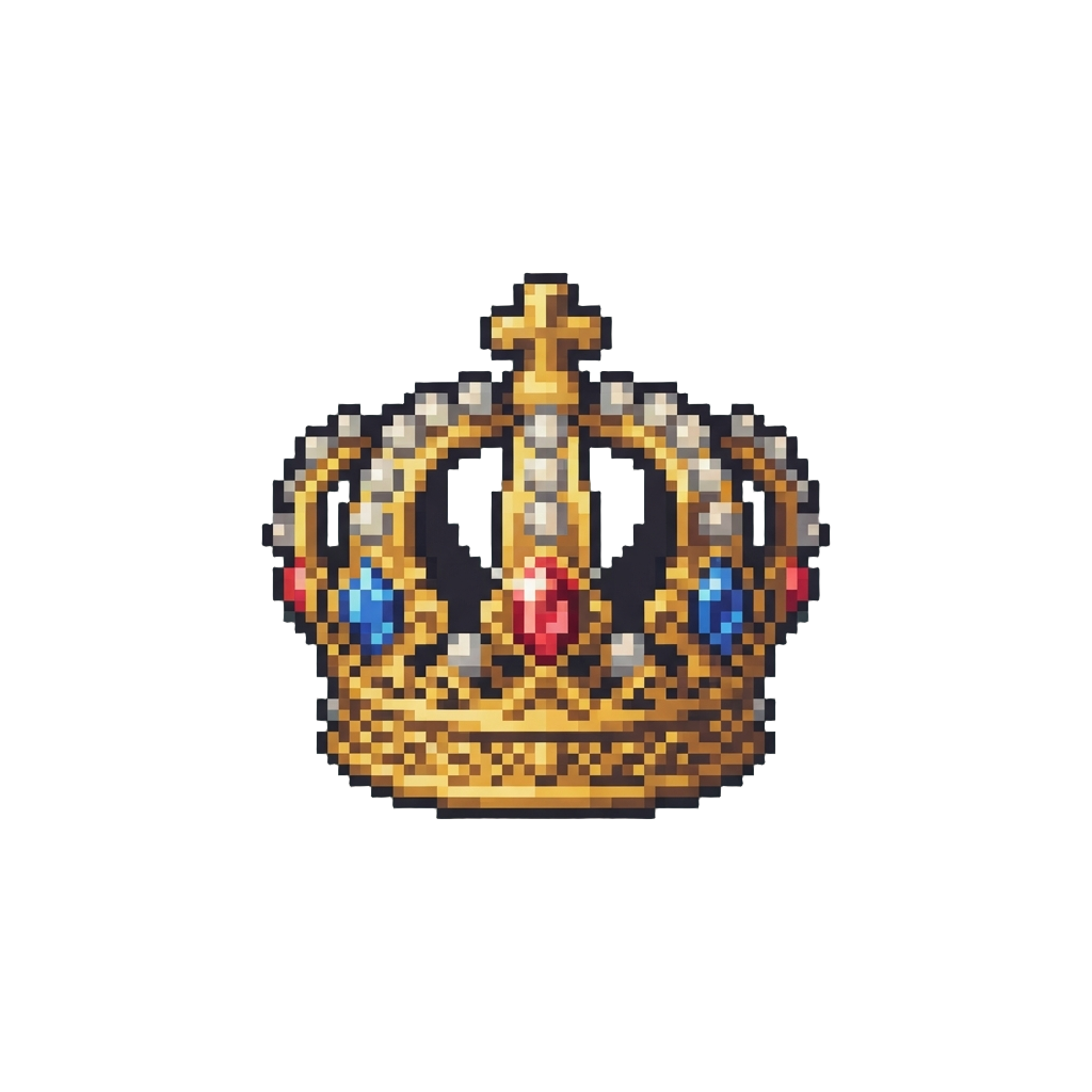 A Miniature Jewel-encrusted Crown