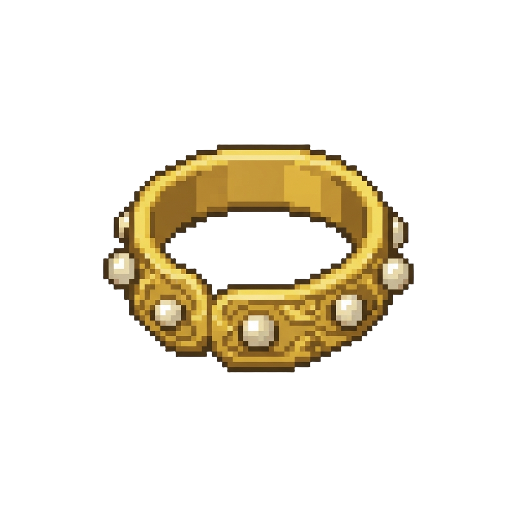A Pearl-embedded Golden Armlet
