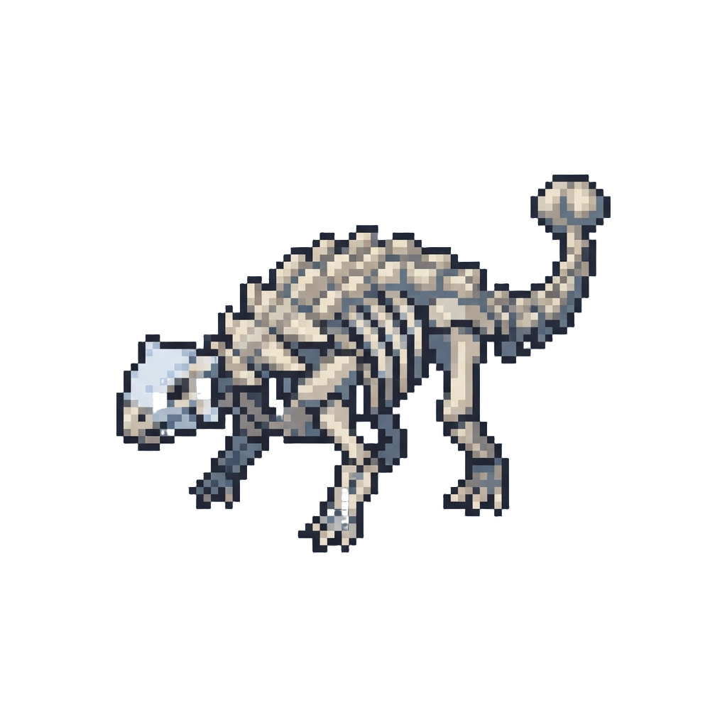 A Tiny Complete Ankylosaurus Skeleton