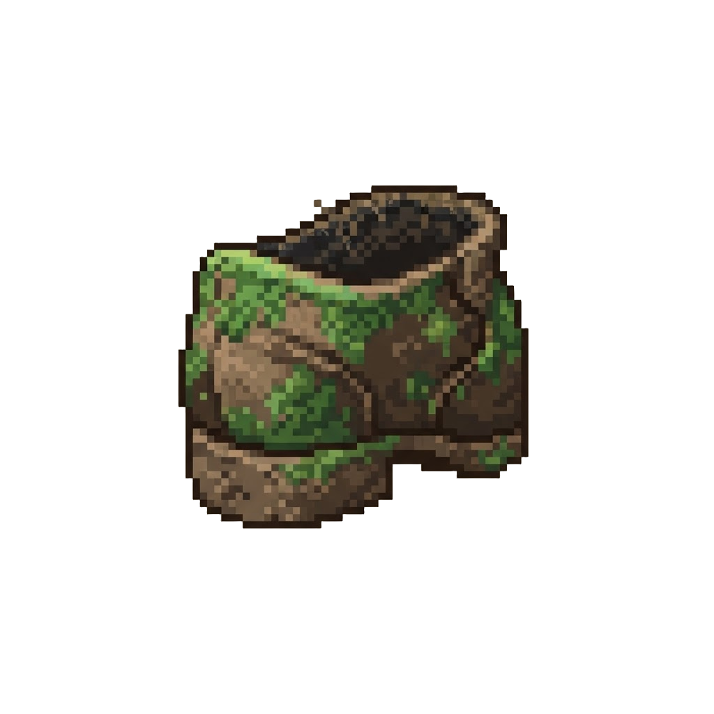 A Mossy Old Shoe Heel