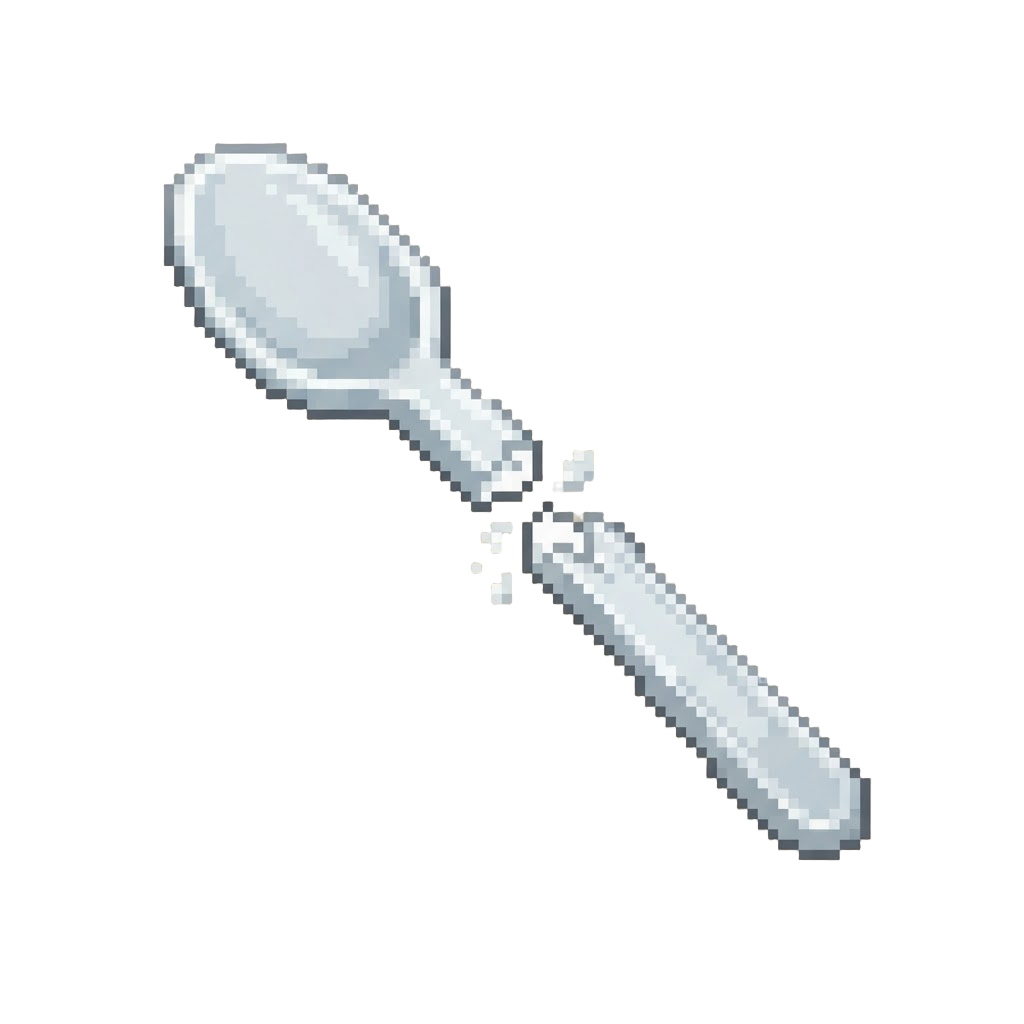 A Broken Plastic Spoon