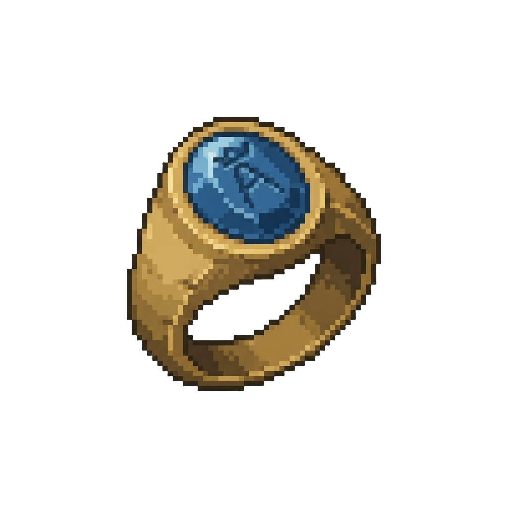 A Sapphire-set Ancient Signet Ring