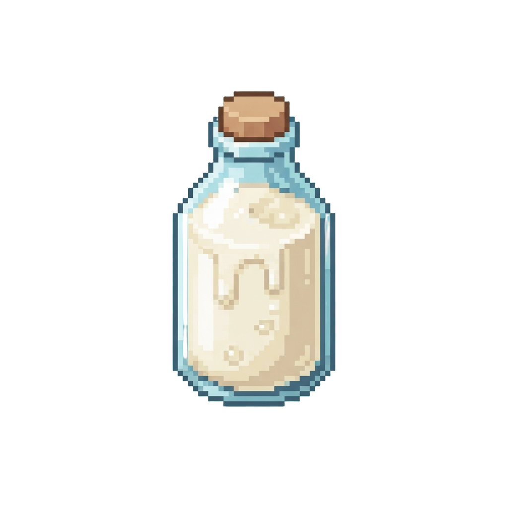 A Bottle of Gooey Condensed Milk