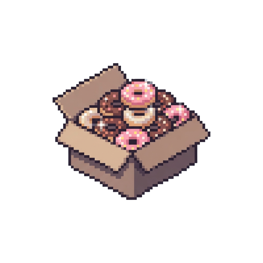 A Giant Box of Sparkly Donuts
