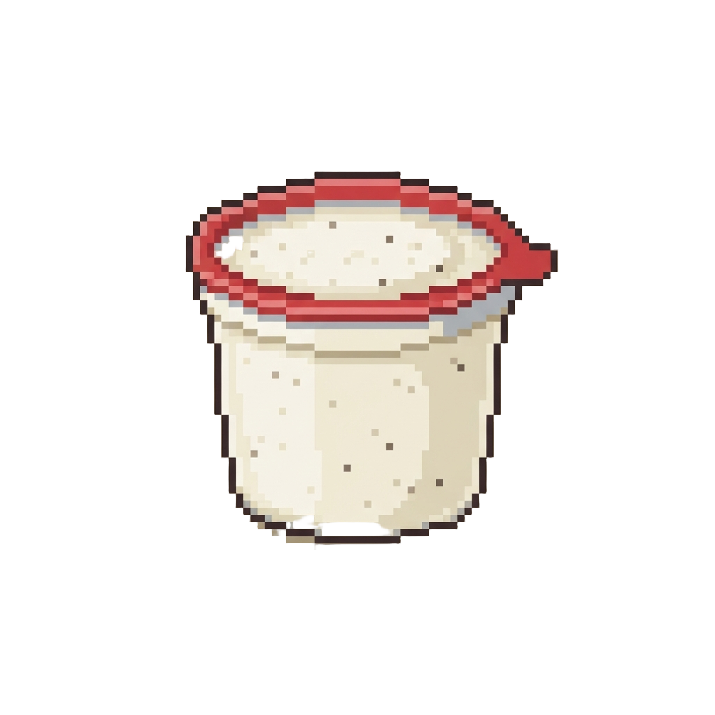 A Giant Tub of Vanilla Yogurt