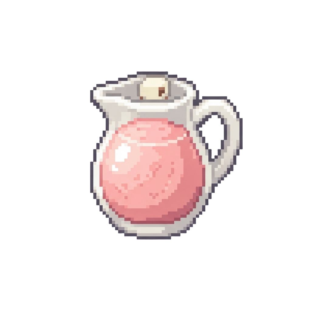 A Jug of Sweet Strawberry Milk