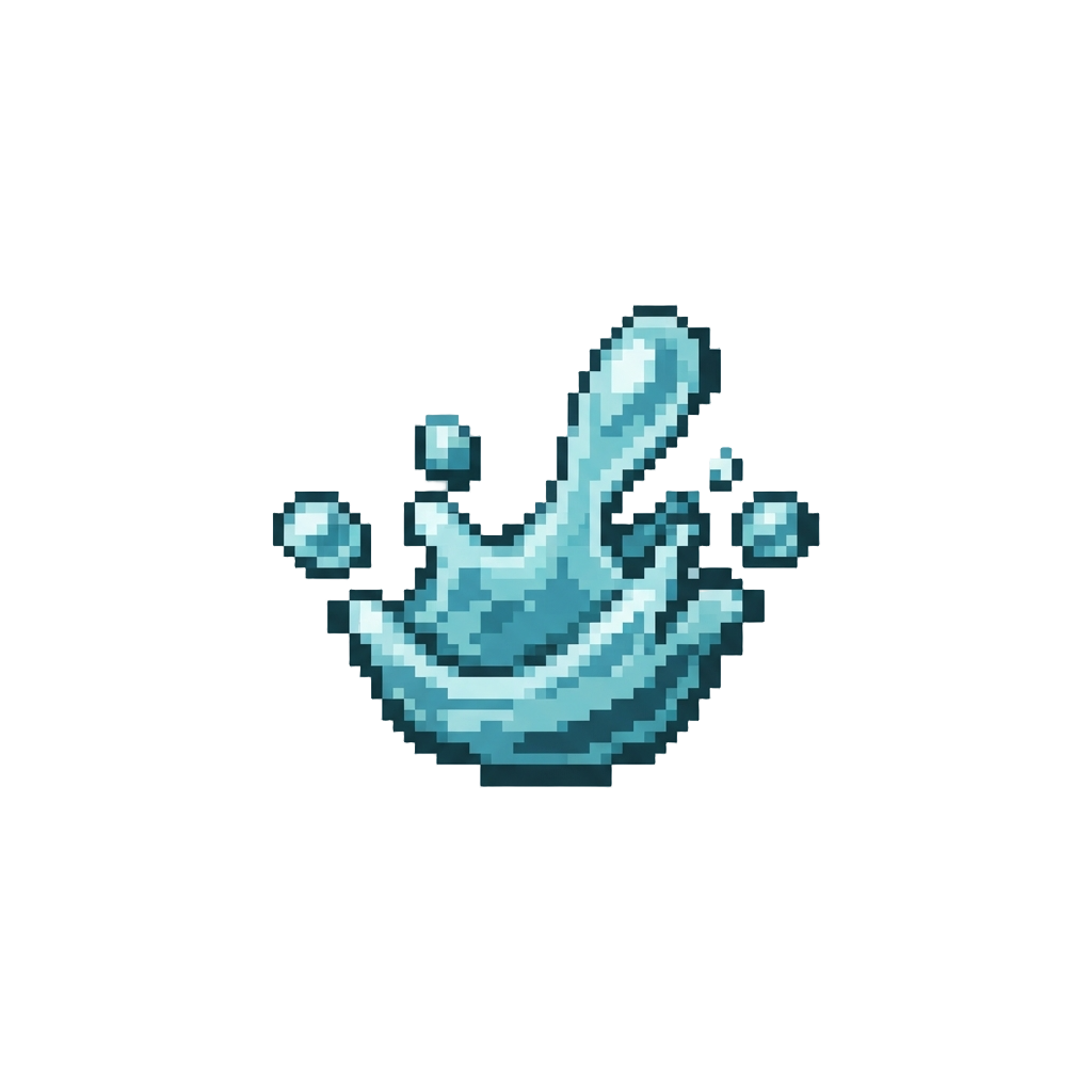 A Tiny Water Splash Bubble