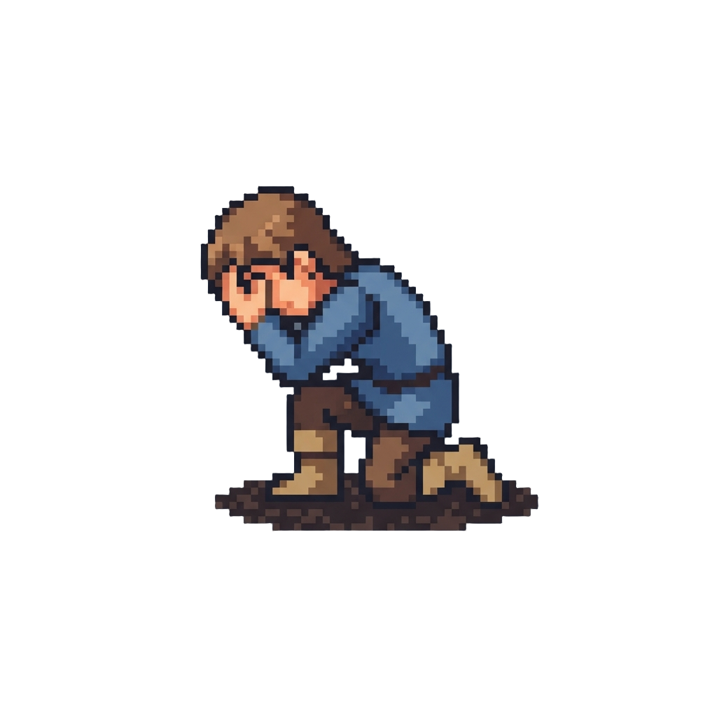 The Dramatic Facepalm Drop to the Knees