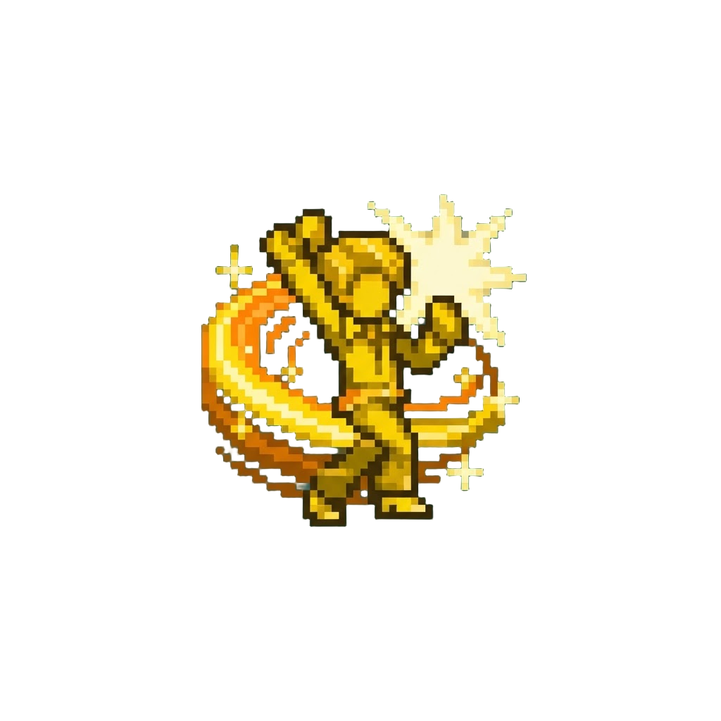 Golden Disco Spin Dance