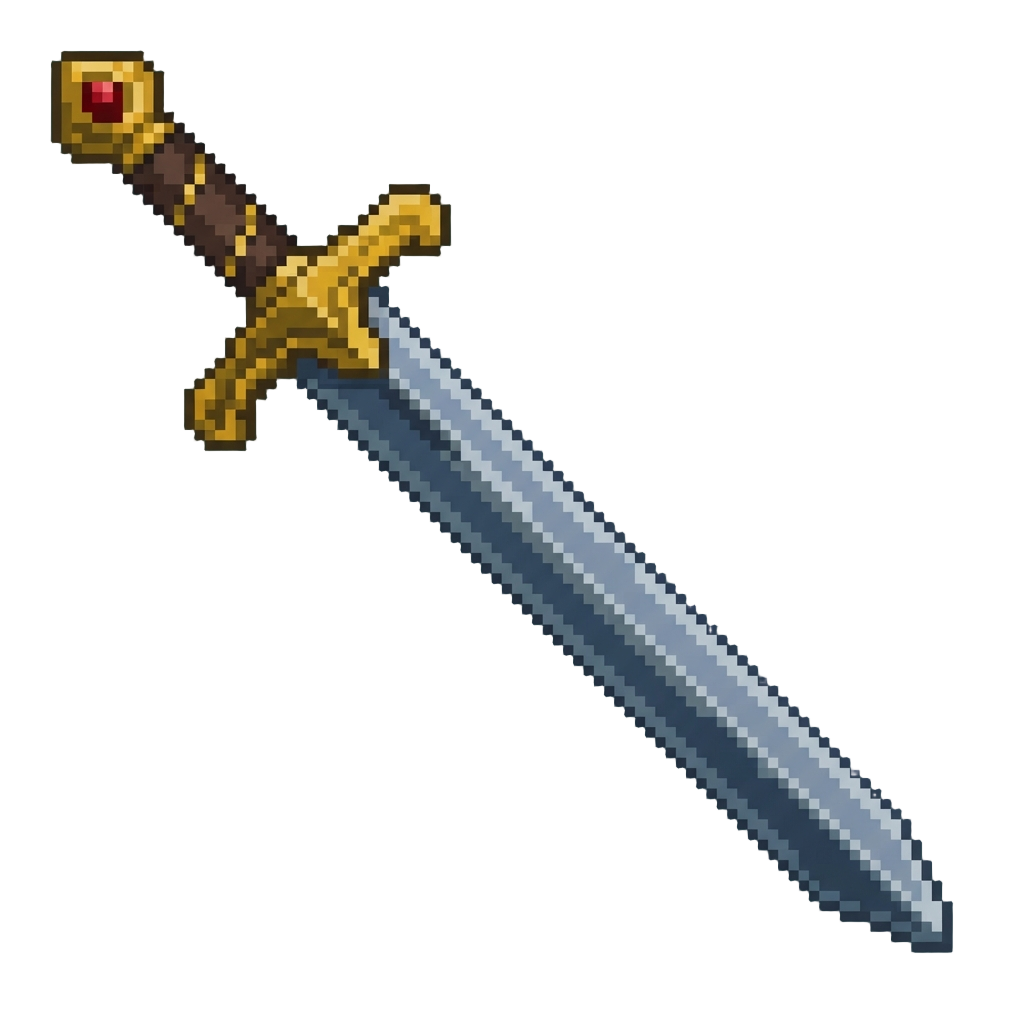 An Ancient Golden Longsword