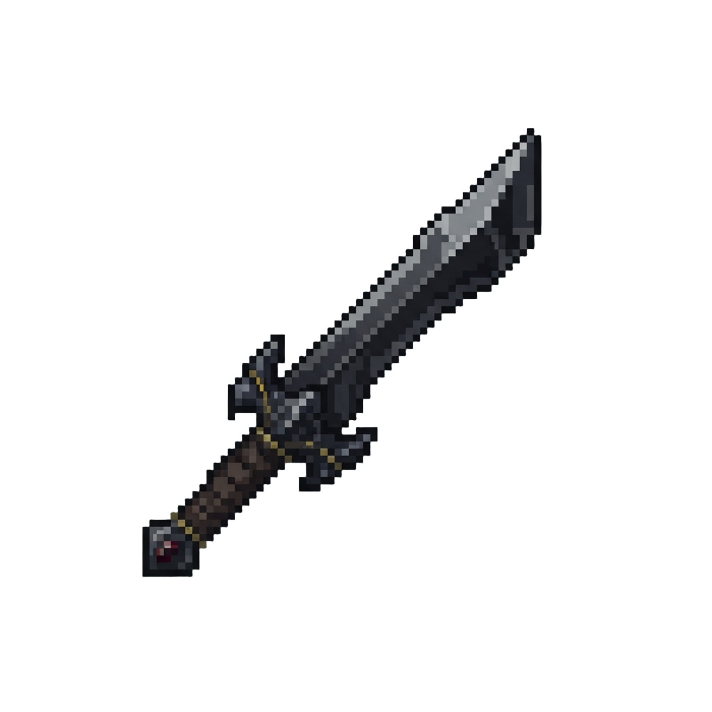 A Dark Obsidian Saber