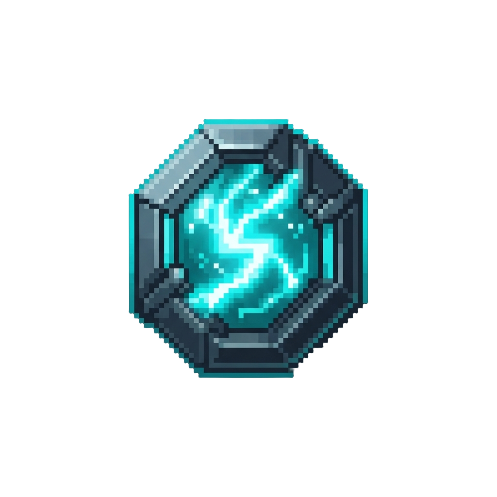 Electric Cyan Bio-lightning Glow