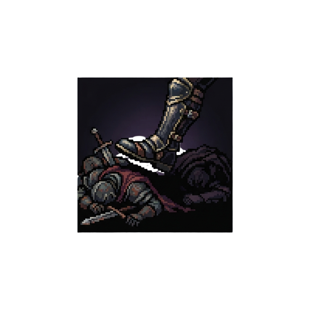 A Slow Step Over the Fallen Foes Into Darkness