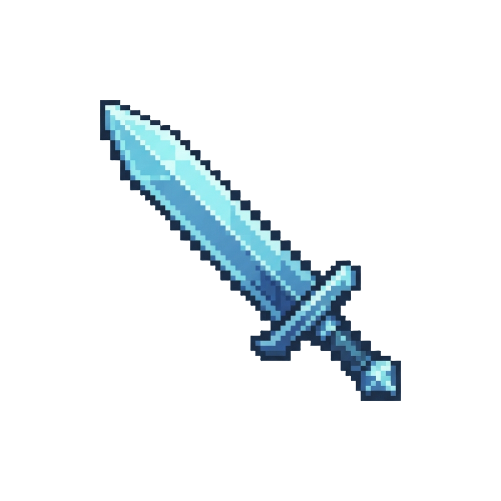 A Pale Ice Blue Blade