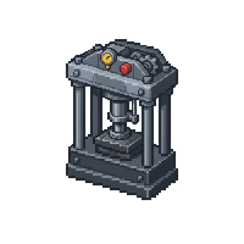 A Crushing Hydraulic Steel Press