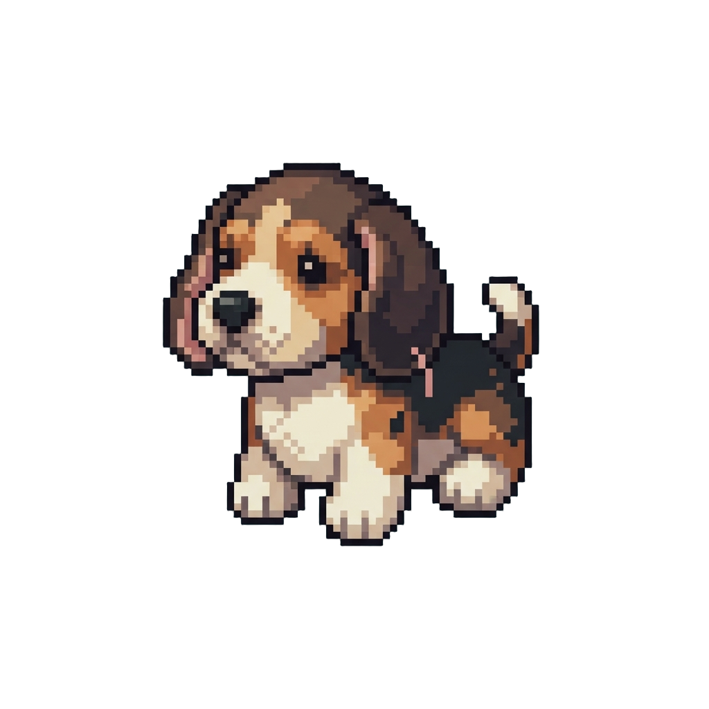 A Floppy-eared Beagle Plush